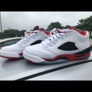 Jordan 5 Low Fire Red